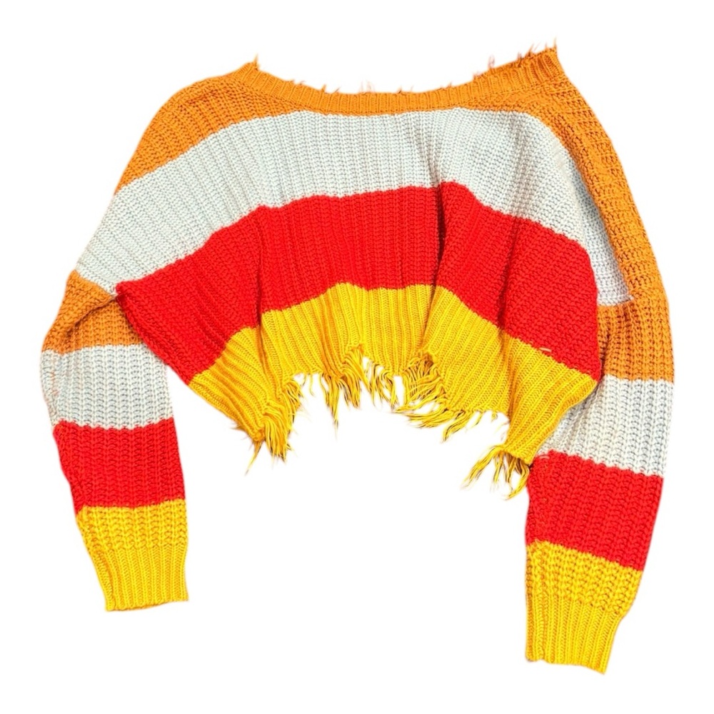 Colorful Striped Sweater - Picture 2 of 4